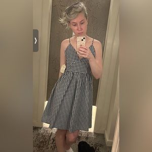 Altar’d State Blue and White Gingham Sundress, Size Small